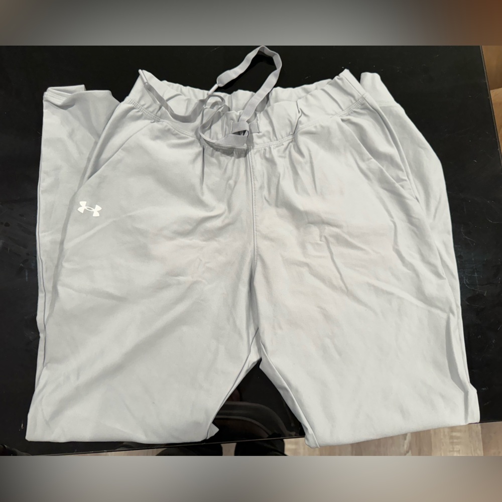 Under amour light gray sweatpants/joggers